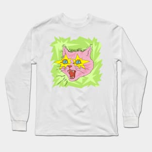 SCREAMING CAT Long Sleeve T-Shirt